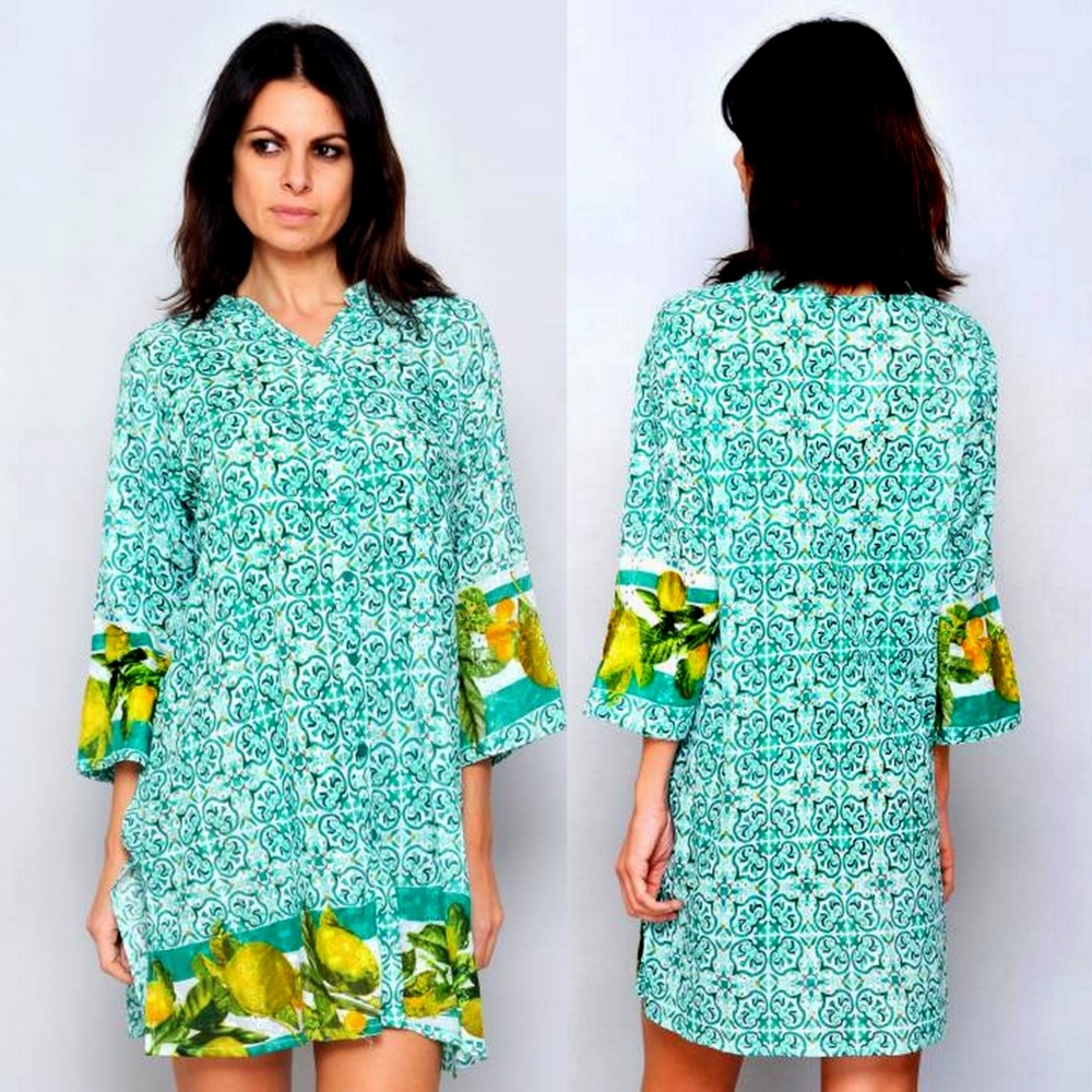 H.H.G Embroidered Eyelets Fine Cotton Ibiza Tunic